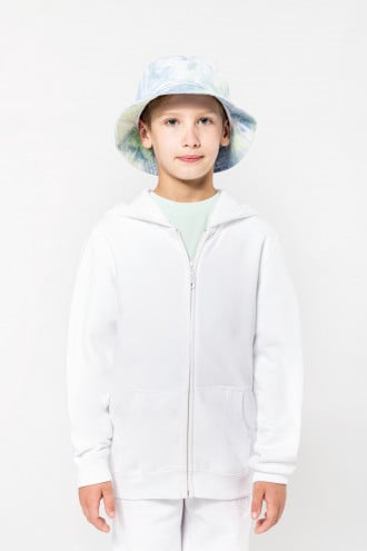 Kariban Kids' full zip hooded sweatshirt [K455]