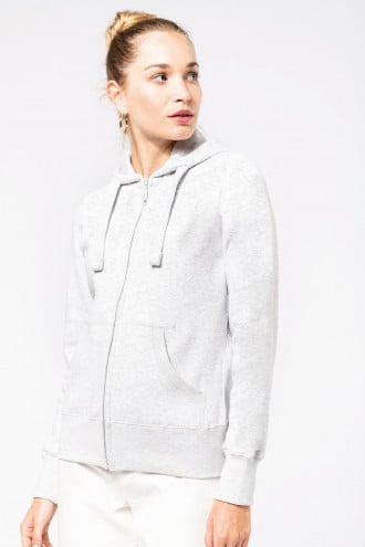Kariban Ladies hooded full zip sweatshirt [K464]