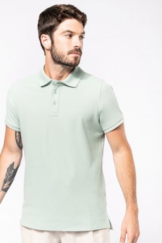 Kariban Mens organic piqué short sleeve polo shirt [K209]