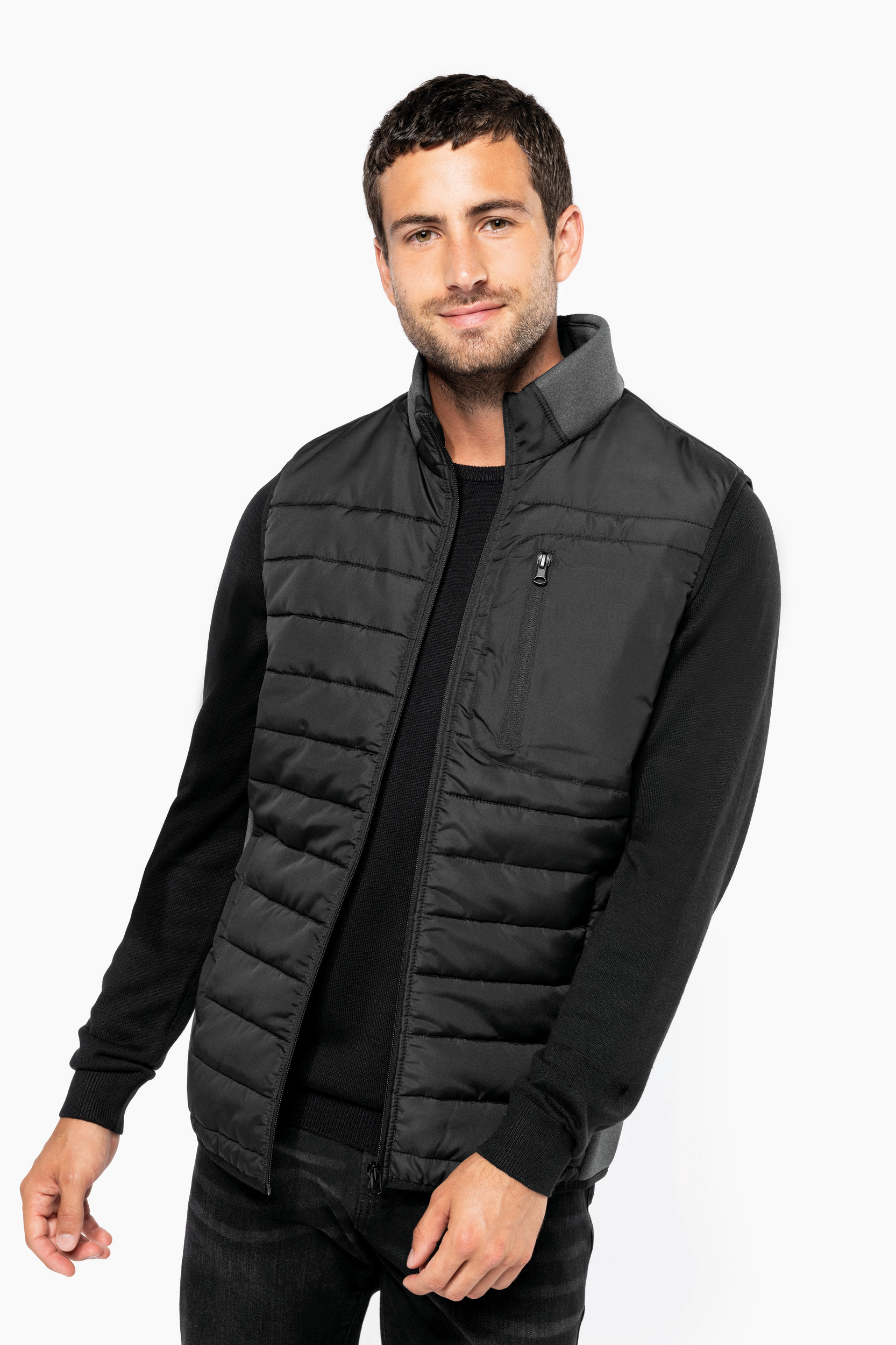 Kariban Mens bi-material bodywarmer [K6170]