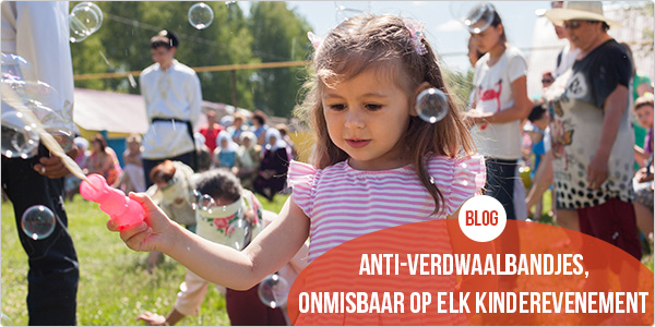 Anti-verdwaalbandjes, onmisbaar op elk kinderevenement