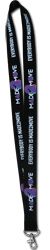 Made2move lanyards, 25mm breed, 4 kleuren opdruk via zeefdruk, inclusief haak type Abby